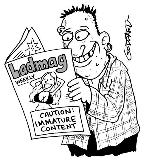 Ladmag - Caution, immature content.