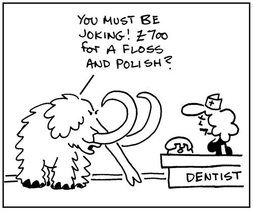 'You must be joking. £700 for a floss and polish.'