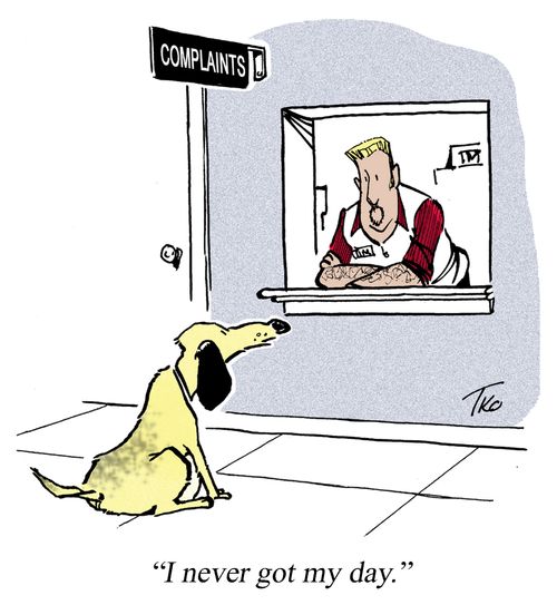 A Dog Who Never Got His Day.
