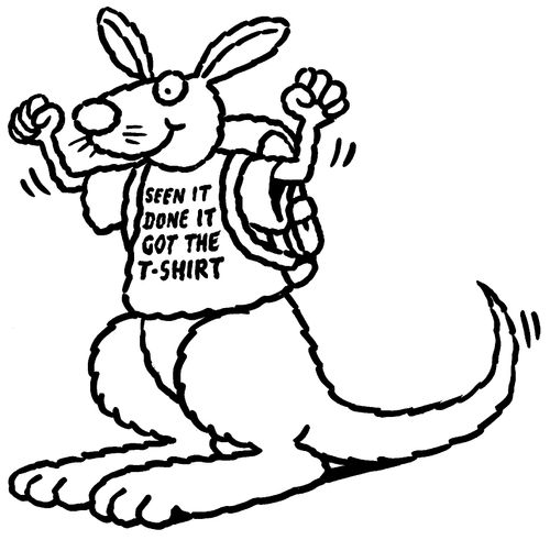 'Seen it, done it, got the T-shirt.'