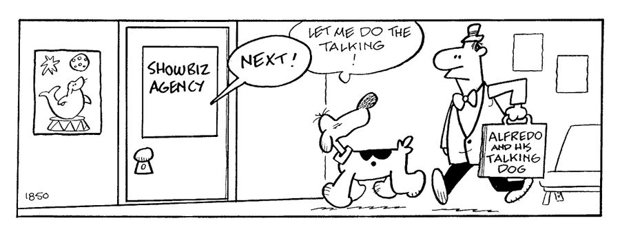 "Let me do the talking!"