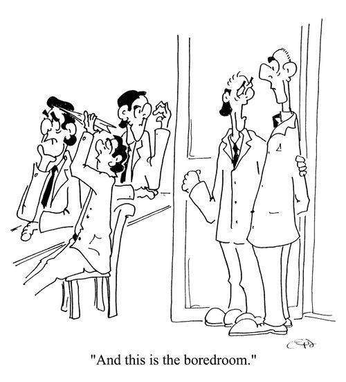 "And this is the boredroom"