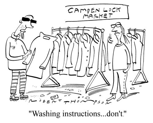 "Washing instructions...don't"
