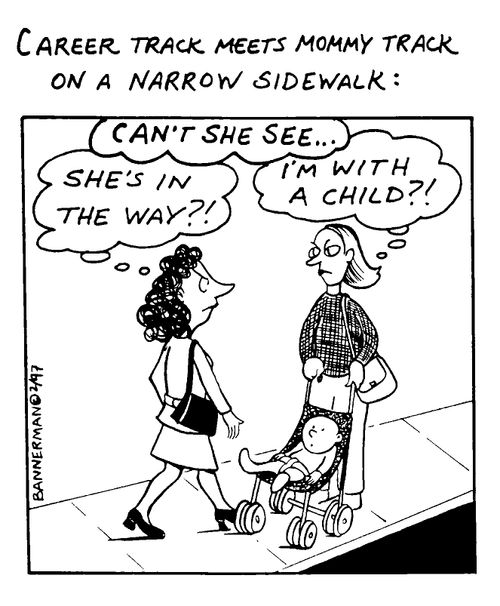 Career woman meets Family woman