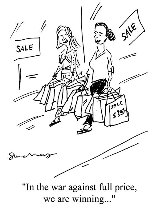 'In the war against full price, we are winning...'
