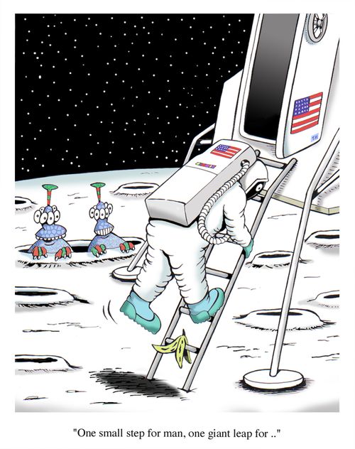 'One small step for man, one giant step for ...'