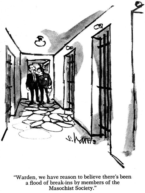 Break-ins by the Masochist Society