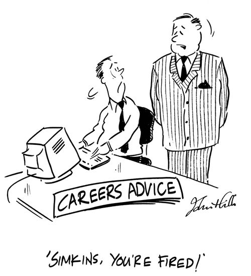 'Simkins, you're fired!'