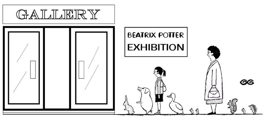 Beatrix Potter Exhibition.