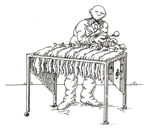 101 uses of a dead cat: xylophone.