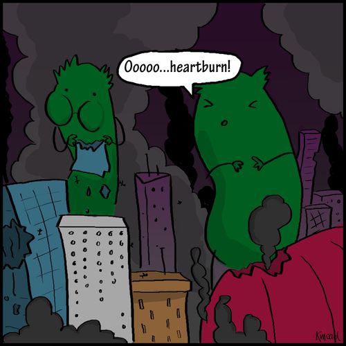 'Ooooo...heartburn!'