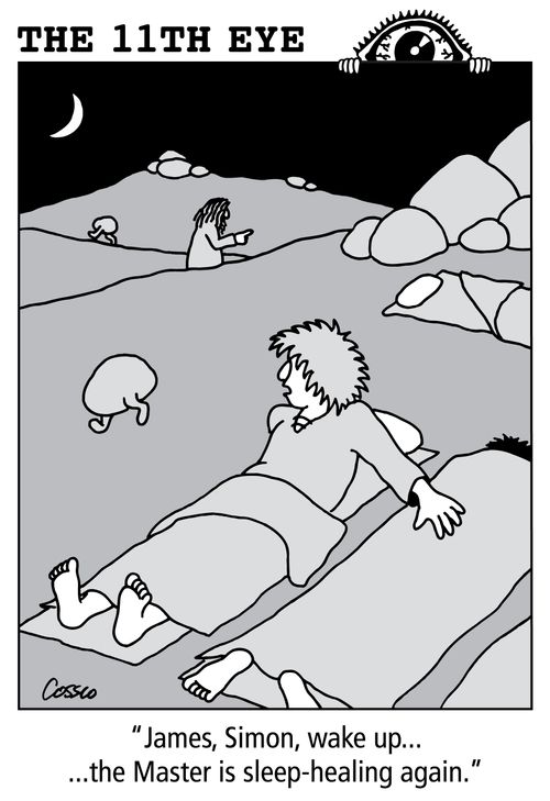 'James, Simon, wake up... ...the Master is sleep-healing again.'