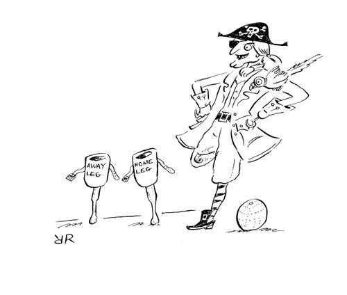 Pirate and His Peg Legs.