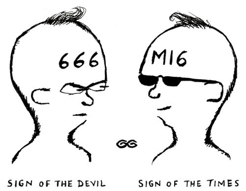 Sign of the devil/sign of the times.