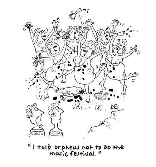 'I told Orpheus not to do the music festival.'