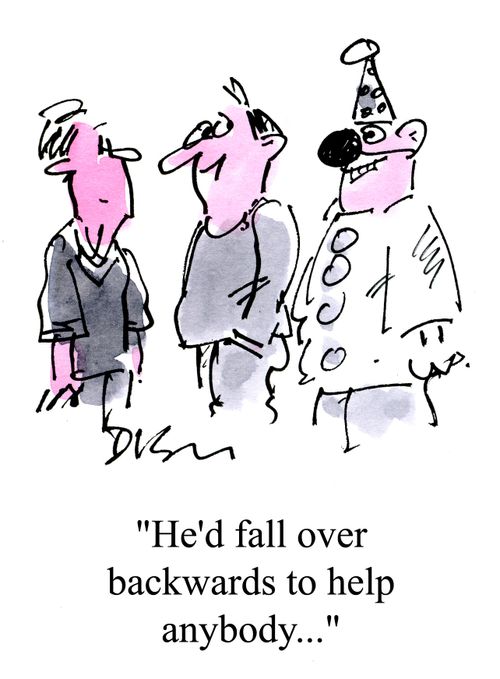 'He'd fall over backwards to help anybody.'