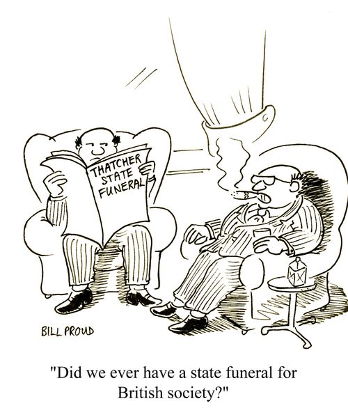 'Did we ever have a state funeral for British society?'