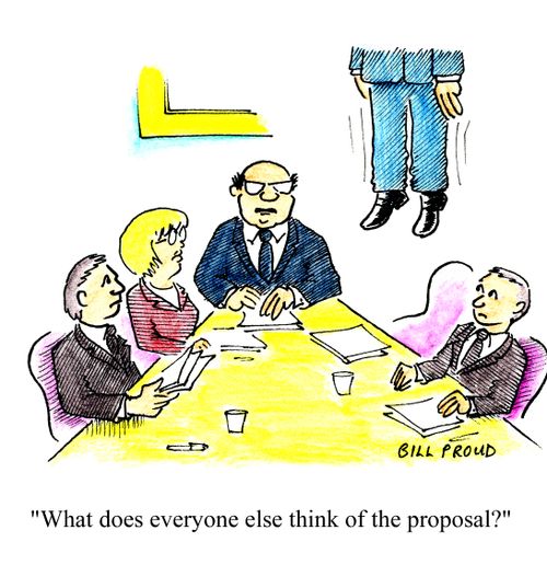 'What does everyone else think of the proposal?'