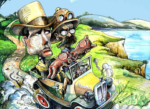'Banjo' Paterson & Rudyard Kipling.