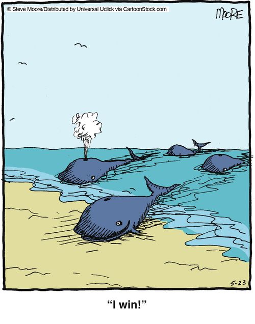 'I win!'