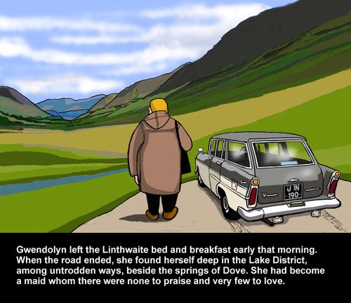 Gwendolyn found herself deep in the Lake district,