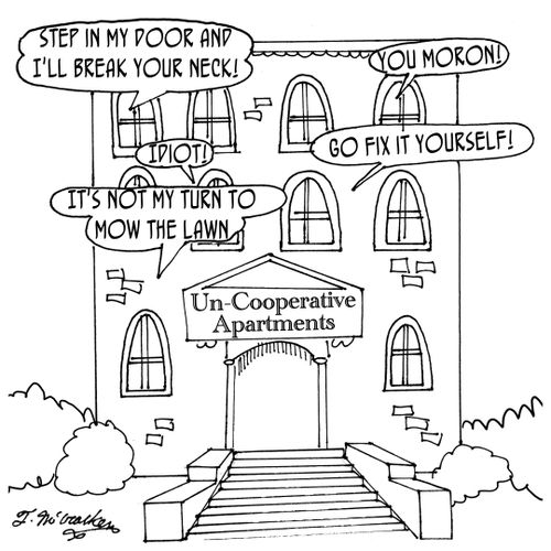 'Un-Cooperative Apartments.'