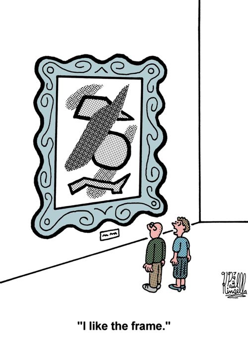 'I like the frame.' 