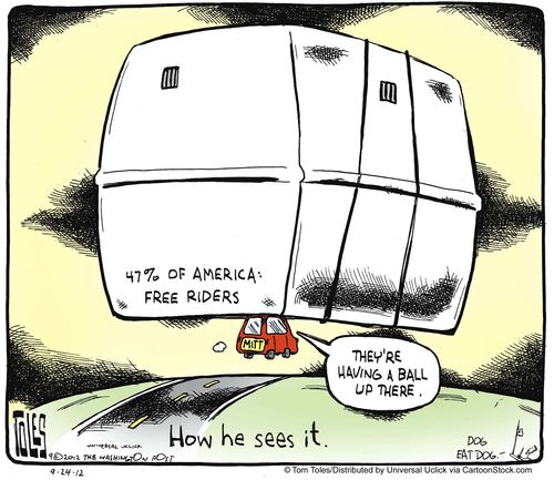 'They're having a ball up there.'