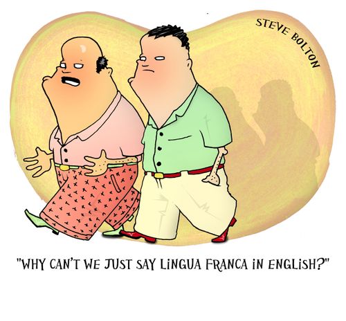 'Why can't we just say lingua franca in English?'
