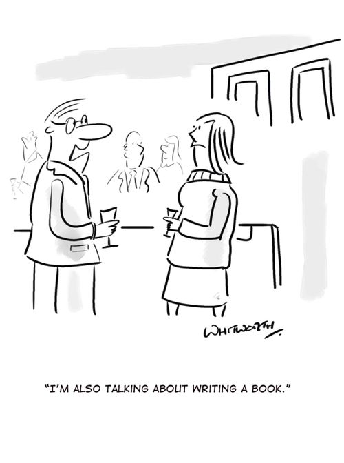 'I'm also talking about writing a book.'