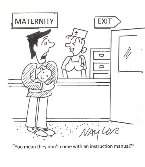 'You mean they don't come with an instruction manual?'