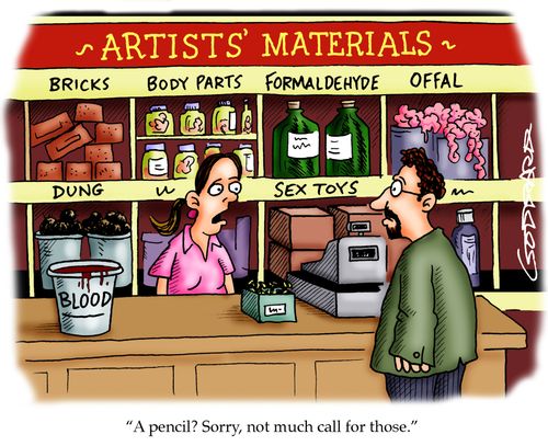 'A pencil? Sorry, not much call for those.'