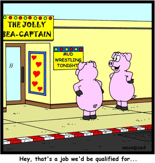 'Hey, that's a job we'd be qualified for...'