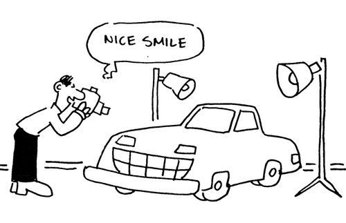 'Nice smile.'