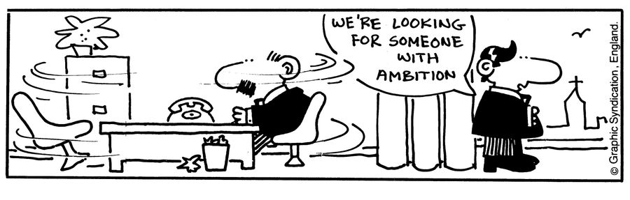 'We're looking for someone with ambition.'
