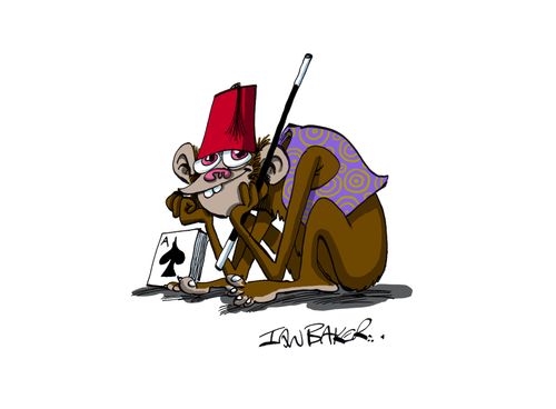 Magicians monkey.