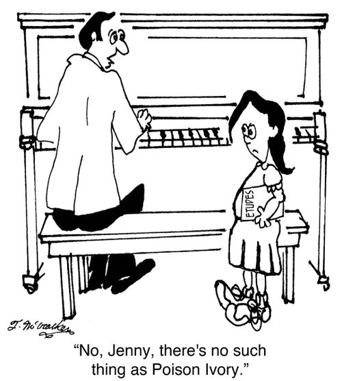 'No, Jenny, there's no such thing as Poison Ivory.'