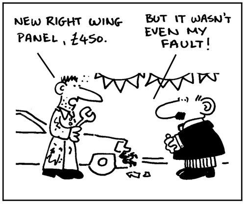 'New right wing panel, £450.' 