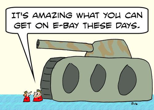 'It's amazing what you can get on e-Bay these days.'