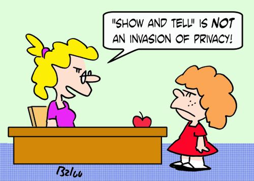 ''Show and Tell' is NOT an invasion of privacy!'