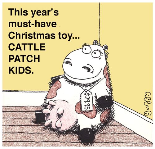 This year's must-have Christmas toy... Cattle Patch Kids.