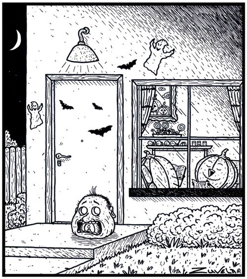 The Pumpkin's version of a hollowed-out Human Jack-o-lantern