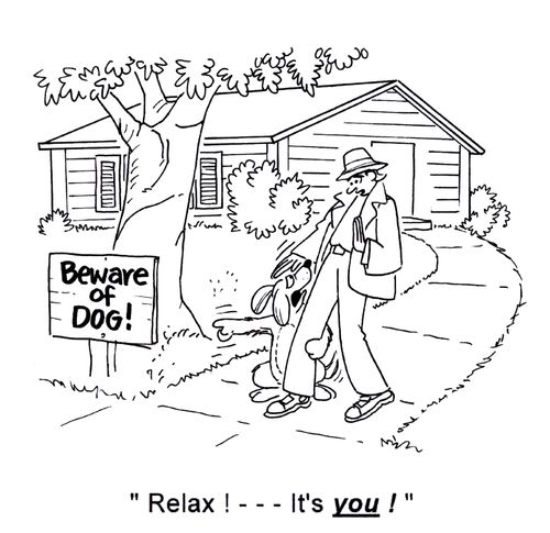 'Relax!... It's you!'