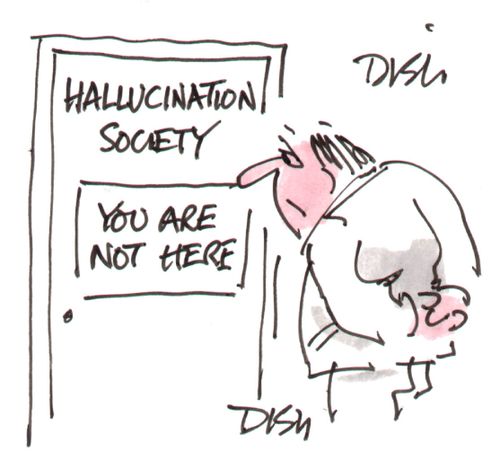 Hallucination Society Notice: You are Not Here