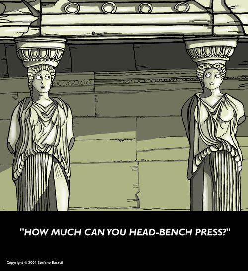 "How much can you head-bench press?"