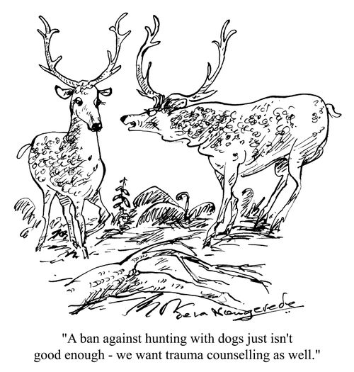"Banning hunting isn't good enough, we want trauma councelling as well."