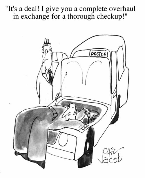 The doctor and the mechanic barter
