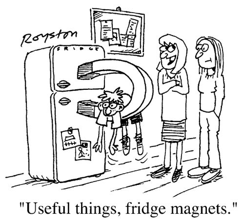 "Useful things, fridge magnets"