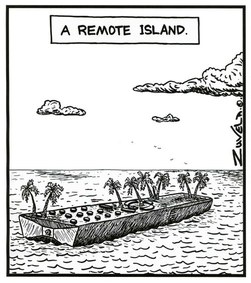 A Remote island.