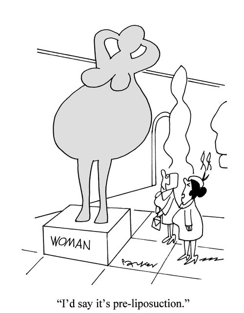 'I'd say it's pre-liposuction.'